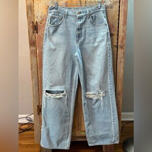 MOTHER SNACKS Wide Leg Jeans size 26